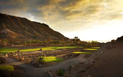 Teeing off the 13th at Anfi Tauro Golf Course – Gran Canaria